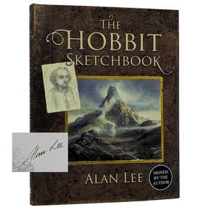 SIGNED The Hobbit Sketchbook ALAN LEE HarperCollins 2019 FIRST EDITION Like New - Picture 1 of 18