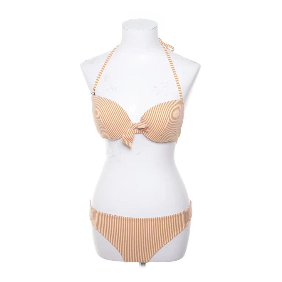 Passionata, Bikini, Größe: 40, Elasthan/Polyamid, Orange/Weiß -t2A - Bild 1 von 4