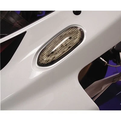 Hotbodies Racing  S06GSSIGSMK  Flush Mount Turn Signal/Mirror Block Offs, Smoke - Image 1 of 4