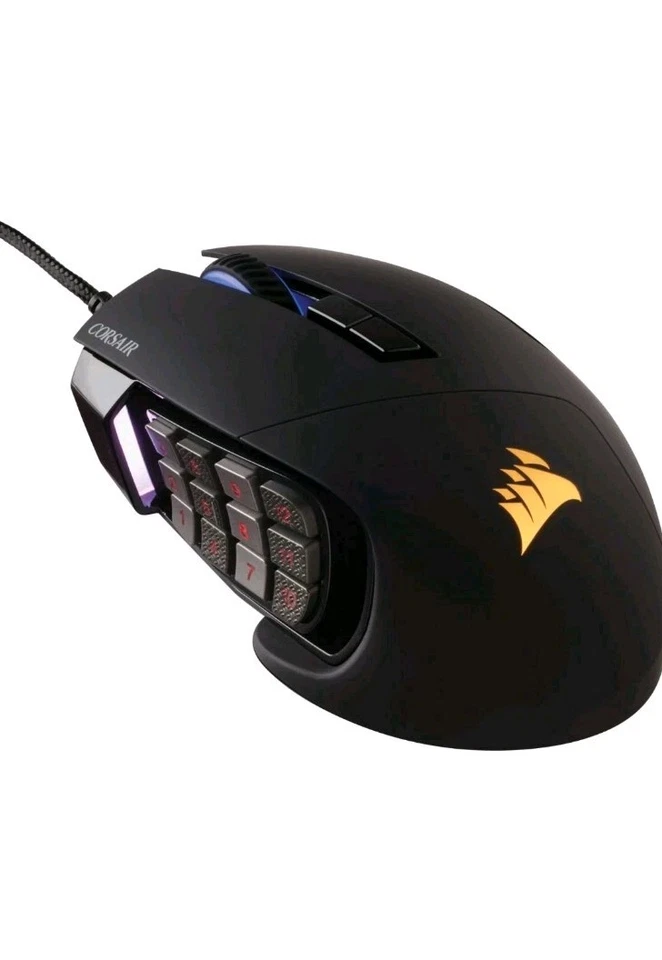 Corsair Scimitar RGB Elite Gaming Maus USB 18.000DPI kabelgebunden iCUE - Bild 1 von 1