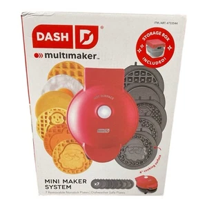 MultiMaker 7 in 1 Mini Waffeleisen - Antihaft Teller Urlaub Offene Box Neu - Bild 1 von 7