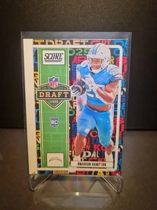 OMARION HAMPTON 2025 PANINI SCORE DRAFT LOS ANGELES CHARGERS ROOKIE CARD NFL - Bild 1 von 2