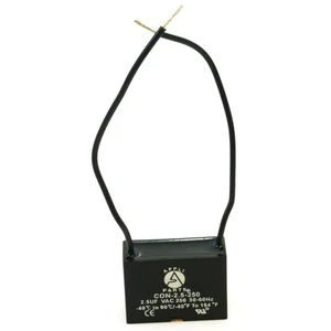 Appli Parts Lüfterkondensator 2,5 mfd (Microfarads) UF 250 VAC mit 2 Draht Terminal  - Bild 1 von 9