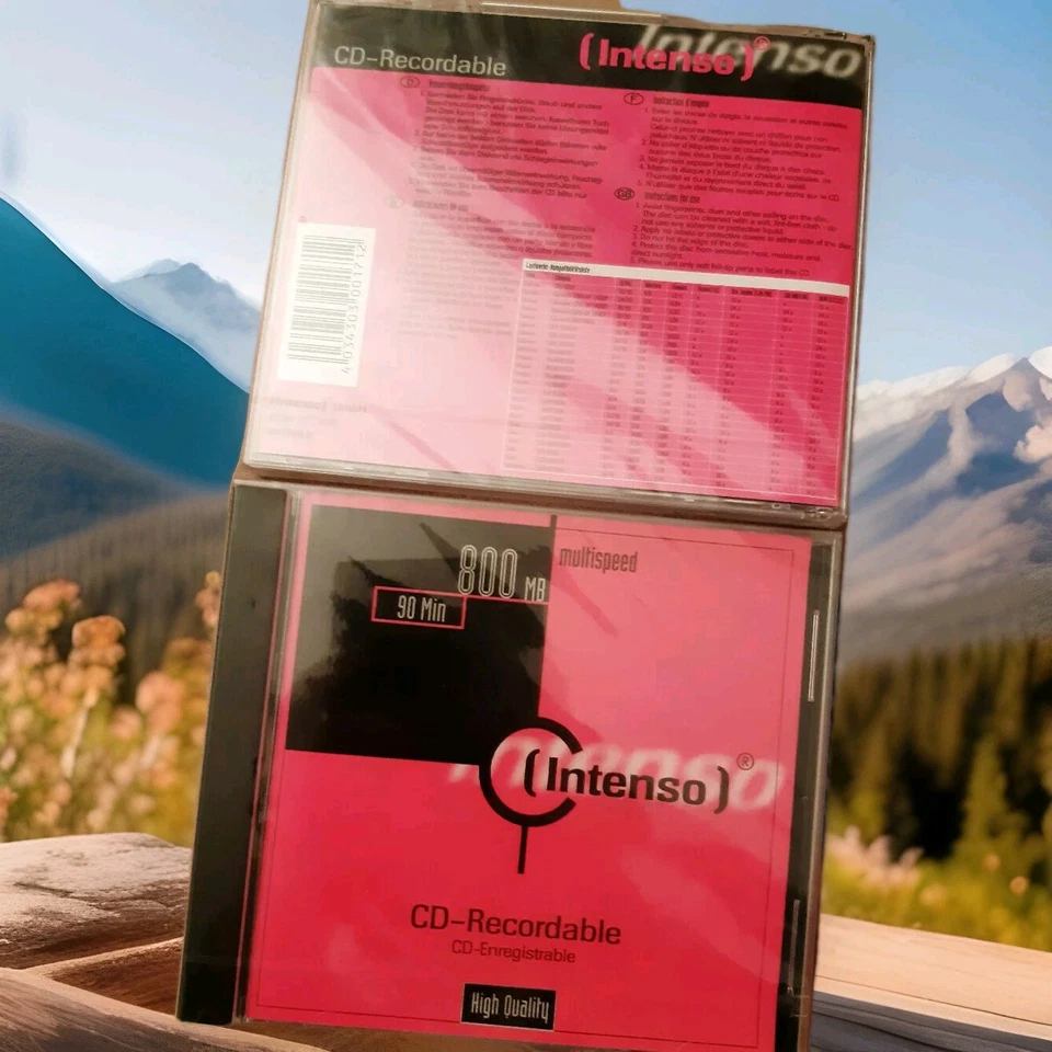 Intenso CD- R 800 MB  90 Min.CD Rohling 1 Stück Neu & OVP - Bild 1 von 1