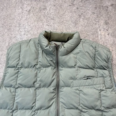 Johnnie-O Puffer Chaqueta Chaleco Hombres XL Verde Top Estante Rendimiento Cremallera Completa Foto 1 de 4