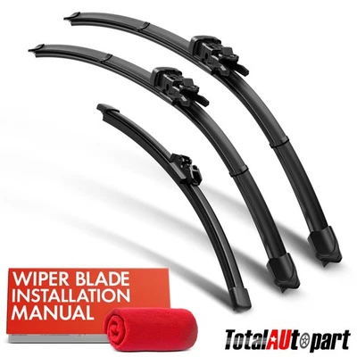 3Pcs Windshield Wiper Blades 19'' & 20'' &11'' for Mini Cooper Paceman 2013-2016 - Image 1 of 4