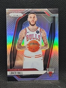 2024-25 Prizm Basketball Lonzo Ball Chicago Bulls Silver Holo Prizm Card - Picture 1 of 2