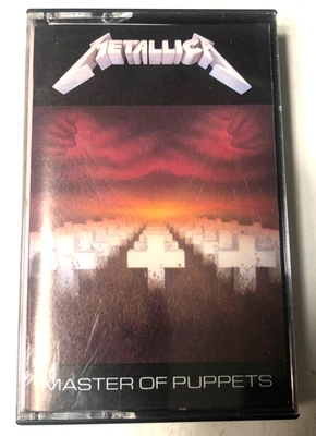 Metallica Master of Puppets Cassette Tape 1986 Megaforce Elektra Records - Image 1 of 4
