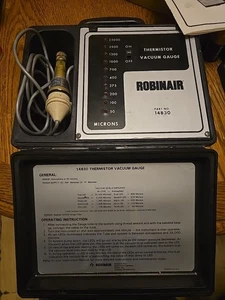 ROBIN AIR THERMISTOR VACUUM GAUGE 14830 UNTESTED - Picture 1 of 12