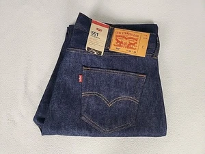 Pantalones de mezclilla rectos con botones regulares Levi's 501 38X34 para hombre azules 100 % algodón - Imagen 1 de 11