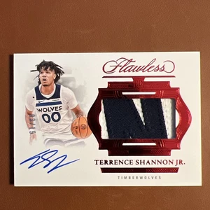 2024-25 Panini FLAWLESS Terrence Shannon Jr.  3/15 Game Worn Jersey Auto RC - Picture 1 of 2