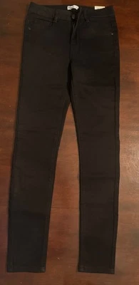 Pantalones de mezclilla ajustados Epic Threads para niñas nuevos con etiquetas, talla 14 Replen Denim elástico enjuague negro Foto 1 de 4