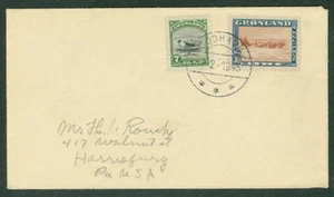 GREENLAND 1945, 7ore + 30ore tied Godhavn Feb 1, 1945, unusual FDC, VF - Picture 1 of 1