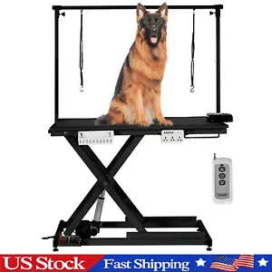 50" Large Pet Dog Grooming Table Electric Dog Table Heavy Duty Height Adjustable - Picture 1 of 10