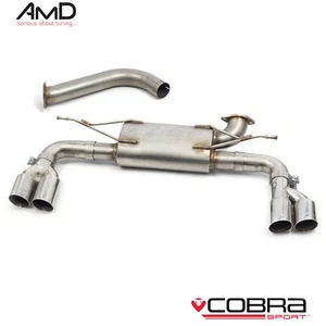 Cobra BMW 425D Exhaust Quad Exit M4 Style Conversion F32 F33 F36 BM112YTP19-22 - Picture 1 of 7