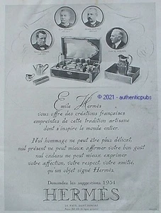 PUBLICITE HERMES EMILE ADOLPHE THIERRY NECESSAIRE DE TOILETTE DE 1933 PUB RARE - Imagen 1 de 1