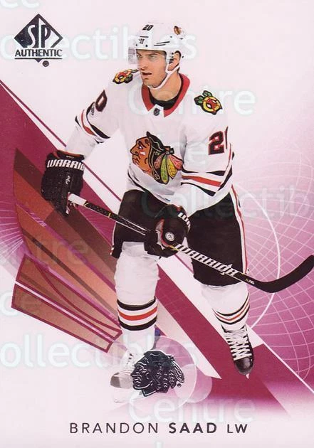 2017-18 SP Authentic Red #23 Brandon Saad - Image 1 of 1