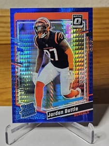 2023 Panini Donruss Optic - Rated Rookie Blue Hyper Prizm #221 Jordan Battle... - Picture 1 of 2