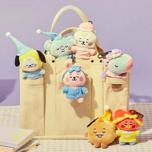 BTS Baby BT21 Official Authentic Goods Pajama Bag Charm Doll +Free Tracking N. - Picture 1 of 26