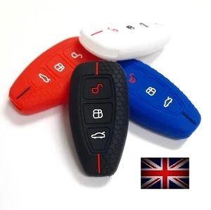 FUNDA LLAVE PARA FORD B C S MAX GALAXY KUGA MANDO A DISTANCIA INTELIGENTE SIN LLAVE FUNDA DE 3 BOTONES 14 - Imagen 1 de 7