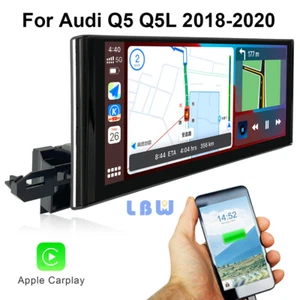 Android Coche GPS Radio Auto Wifi Navegación Inalámbrica Carplay Para Audi Q5 Q5L 2018-2020 - Imagen 1 de 12