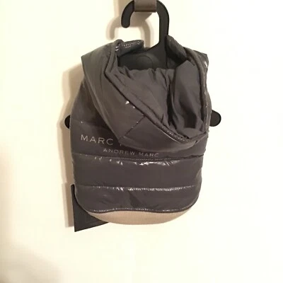 Marc New York Andrew Marc Perro Sudadera con Capucha Botón Puffer Chaqueta Talla XS Nueva Con Etiquetas Foto 1 de 4