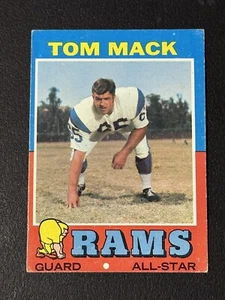 1971 Topps #94 Tom Mack Offensive Guard Los Angeles Rams HOF - Bild 1 von 2