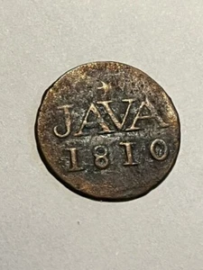 1810 Java/Indonesia/Netherlands East Indies 1 Duit #10725 - Picture 1 of 2