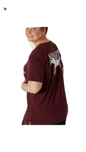NWT VICTORIA'S SECRET PINK OVERSIZED BLING T SHIRT XL ❤️❤️❤️ - Picture 1 of 5
