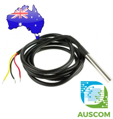 1M / 2M DS18B20 Temperature Temp Sensor Digital Thermal Probe Waterproof - image 1 of 4