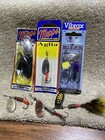 Mepps Aglia + Vibrax Inline + Misc Spinner Lot (6 Fishing Lures) Trout + Panfish
