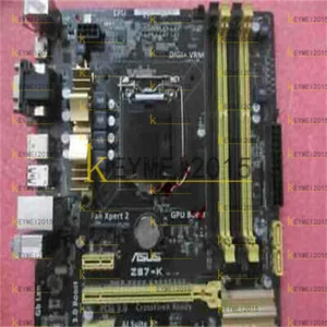 Placa madre ASUS Z87-K LGA 1150/zócalo H3 Intel Z87 DDR3 1 PIEZA - Imagen 1 de 1