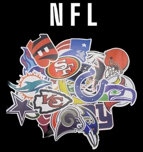 NFL Aufkleber Sticker Set NFL 32 Teams Logos Super Bowl National Football League - Bild 1 von 5