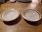 Mountain Wood Japanese Stoneware Pair of Soup / Cereal / Dessert Bowls