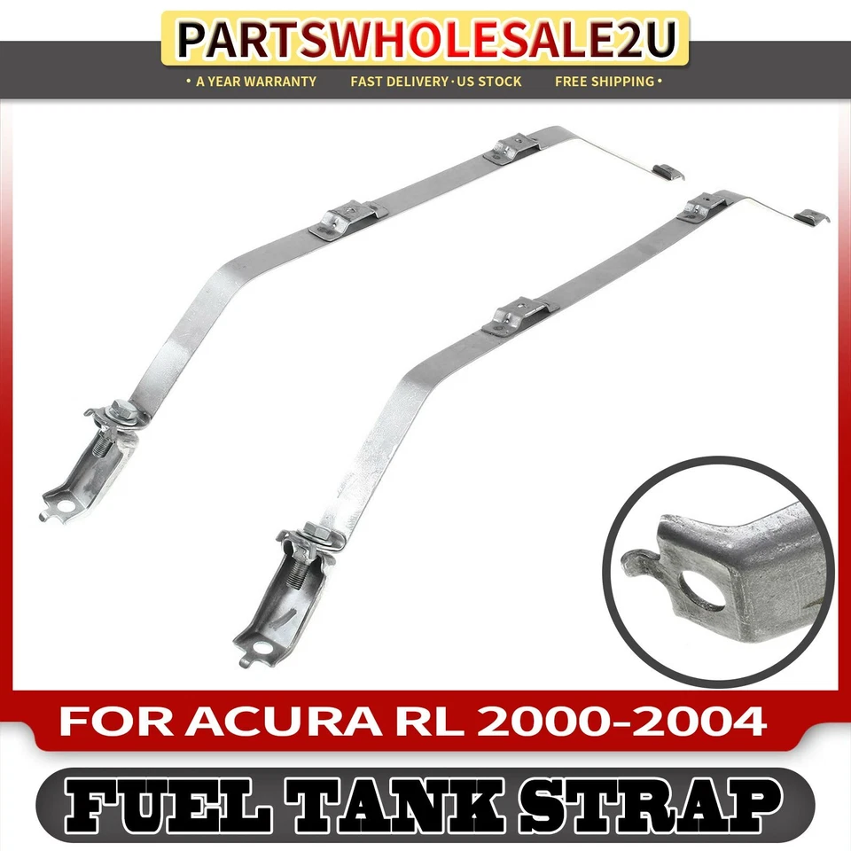 2x Correa de tanque de combustible para Acura RL 2000 2001 2002 2003 2004 V6 3,5 L sedán gasolina Foto 1 de 4
