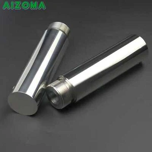 2X Chrome 40mm Fork Tube 5" Extension Kit For Harley Dyna Glide FXD Sportster XL - Picture 1 of 8