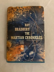 The Martian Chronicles Ray Bradbury 1950 Hardback w/ DJ Doubleday Book Club Ed - Picture 1 of 13