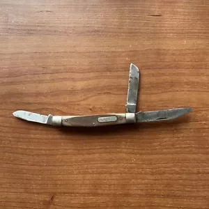 Schrade Vintage Old Timer 340T 3 Blade Pocket Knife - Picture 1 of 9
