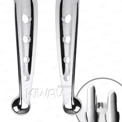 4-hole chrome hand control lever kit fits 2016 Harley Street Glide Special FLHXS - Image 1 of 4