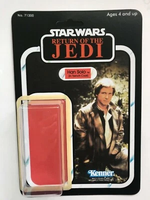 KENNER 1983 HAN SOLO ENDOR TRENCH KIT ACTION FIGURE DISPLAY 77 BACK COLLECTION - image 1 of 2