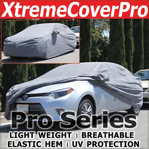 Mitsubishi Evo MR 2016 sin alerón cubierta de coche transpirable con bolsillo espejo - gris - Imagen 1 de 10