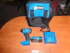 Kobalt 24v Max Brushless 1/4Inch Impact Driver Kit Sam 458 DS238 - Picture 1 of 3