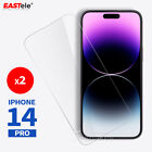 2xtempered Glass Screen Protector For Iphone 15 14 13 12 11 Pro Xs Max Xr 8 Plus