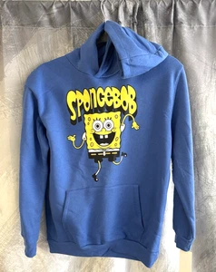 Kids Unisex SpongeBob SquarePants Blue Sweatshirt Hoodie Size 14 XL NWT - Bild 1 von 3