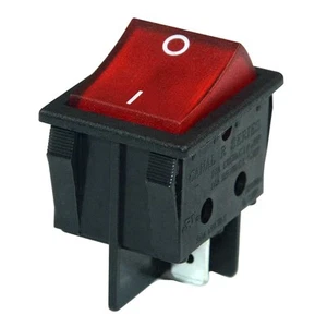 Boat Rocker Switch Canal R Series R210-C5L-BG Red Illuminated ON/Off 20A 16A ... - Picture 1 of 4