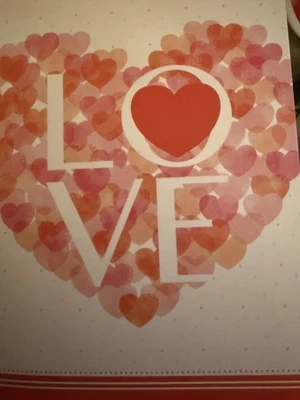 Tarjeta de San Valentín - 'AMOR' - Aprox 5" X 7" Foto 1 de 3