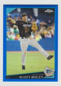 SCOTT ROLEN 2009 Topps Chrome BLUE REFRACTOR #70 SP Parallel #196/199 HOF /199 - Picture 1 of 2