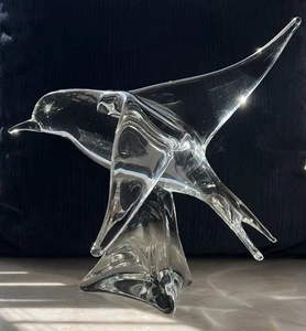 Murano Zanetti Signed Art Glass Water Bird Sculpture Figurine - Picture 1 of 13