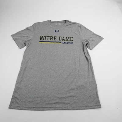 Рубашка мужская Notre Dame Fighting Irish Under Armour HeatGear короткий рукав новая - Изображение 1 из 4