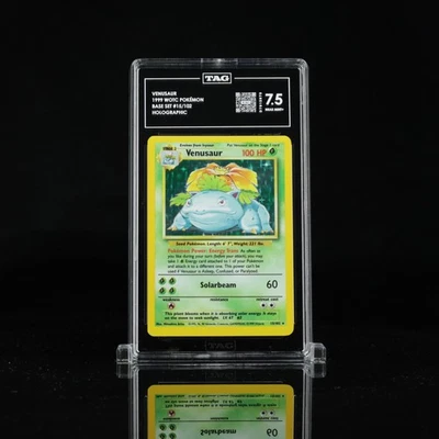venusaur base set holo 15/102 tag 7.5 psa - Image 1 of 2